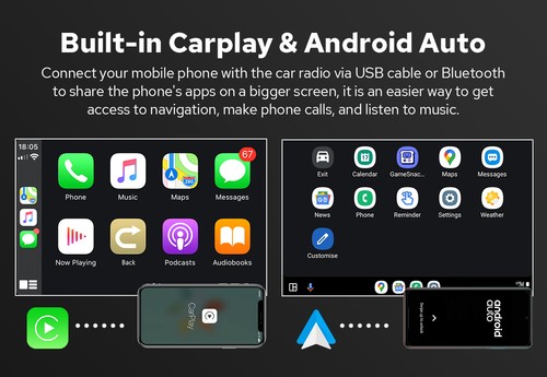 Plug And Play 8 Inch Android Audio Multimedia Player For 2004-2010 Toyota Sienna - Picture 11 of 18