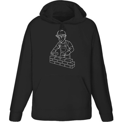 'Bricklayer Working' Adult Hoodie / Hooded Sweater (HO057865)