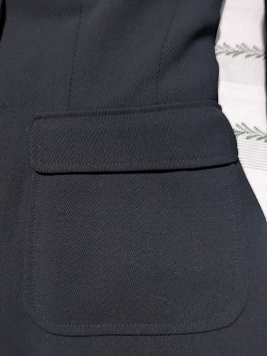 Lauren Ralph Lauren Blazer Jacke Wolle Goldknöpfe Schwarz Größe 6P - Bild 10 von 13