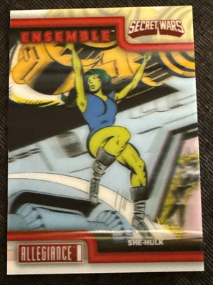 2024 UD Marvel Allegiance Secret Wars - She-Hulk Ensemble Lenticular #E-31