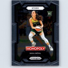 2024 Panini Prizm Monopoly WNBA Nika Muhl Rookie #4 Seattle Storm