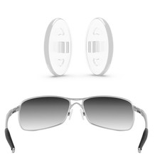 KEYTO Rubber Clear Nosepads Replacements for-Burberry BE1381-56 Sunglasses