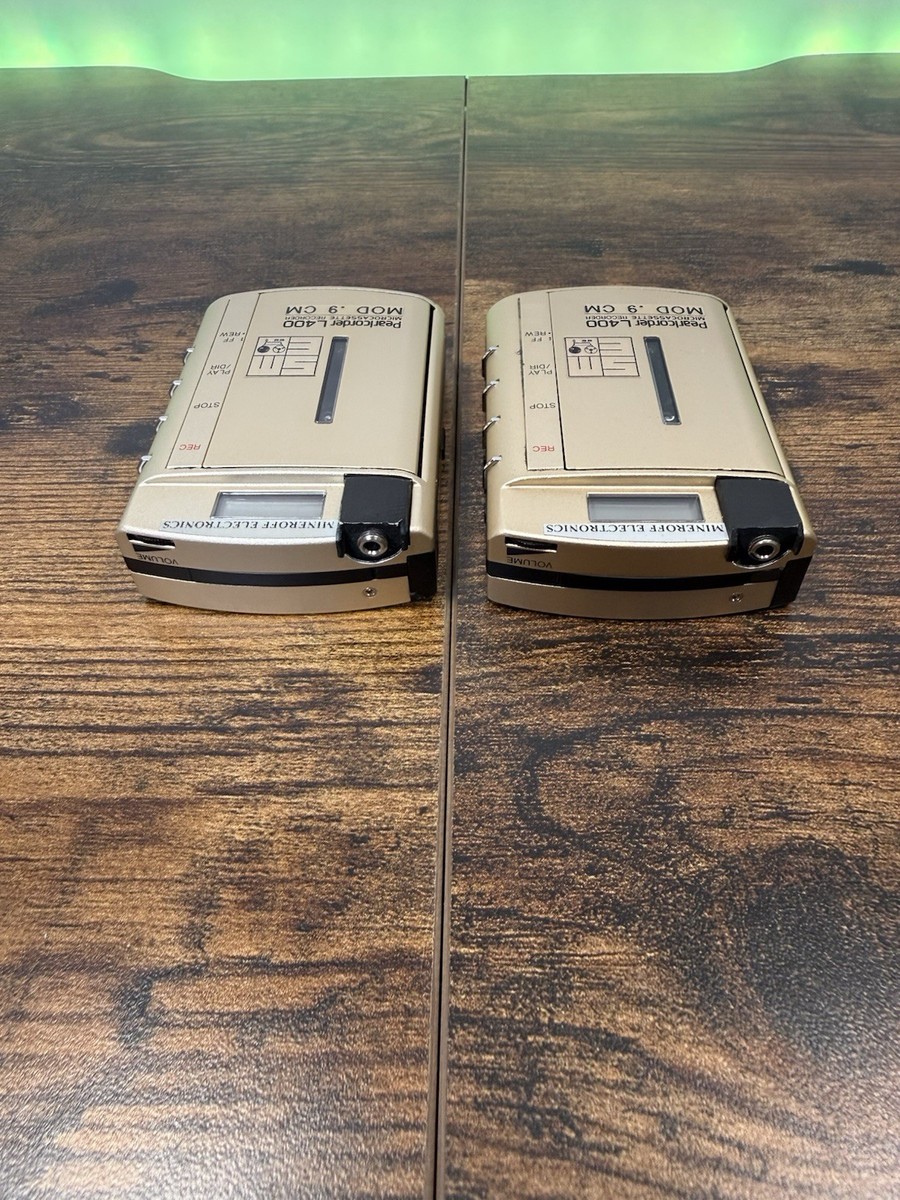 Olympus Pearlcorder L400 Microcassette Recorder -Tested/Working | eBay