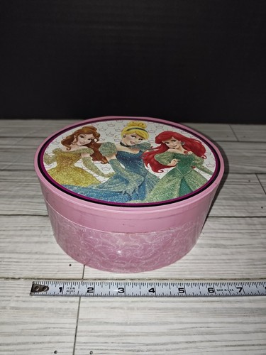 Disney Princess Girls Jewelry Music Box Belle Ariel & Cinderella Collectible - Picture 11 of 11