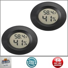 Mini Digital Hygrometer Thermometer Indoor Outdoor Humidity Gauge Reptile 2 Pack