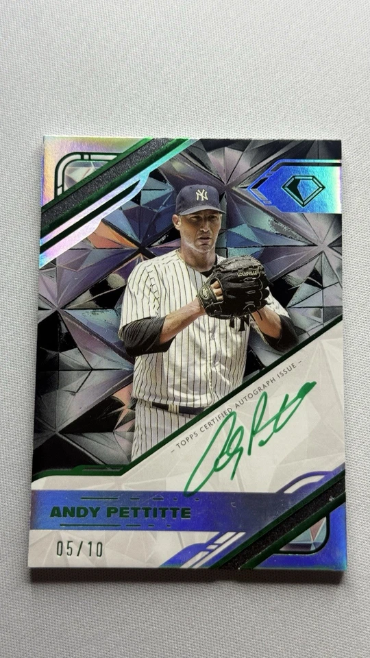 2025 Topps Diamond Icons Baseball ANDY PETTITTE AUTO 5/10 #WPA-AP - Image 2 of 4