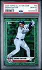2025 Topps All-Star Game Green Foil Shohei Ohtani SP #50 PSA 10 BB2