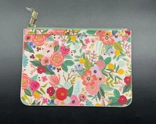 Rifle Paper Co Garden Party Zipper Clutch Brand New