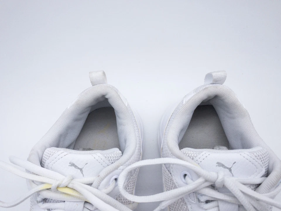 PUMA Cilia Mujer Zapatillas Zapatos Informales de Cordones Blanco Talla 38,5 Eu - Imagen 4 de 4