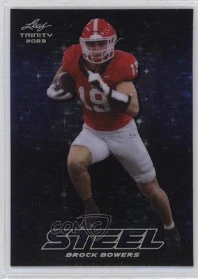 2023 Leaf Trinity Mega Box Steel Blue Stars & Dots 20/99 Brock Bowers #S-14 o7m