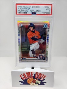 その他 2020 bowman sapphire Jeremy pena psa9 2020 Bowman Chrome Sapphire Edition - Jeremy Pena #BSPA-JP for