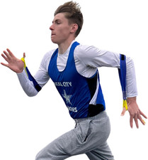 Adjustable Lycra Running Arms  - Correcting Arm Position for Track and Field, Ag