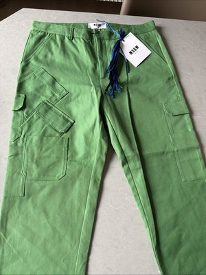 MSGM Milano Dres Cargo Pants Size 52IT 36US Made In Italy.