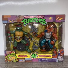 Playmates Teenage Mutant Ninja Turtles Action Figure - Raphael vs Triceraton NIB