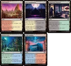 EDH ~ TEENAGE MUTANT NINJA TURTLES ~ Common Dual Land Set of 5 ~mtg lIFE GAIN