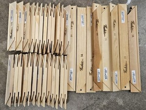 32 Fredrix (8) 14 Inch & (24) 8 In Canvas Wooden Stretcher Bars Strips 14” 8"