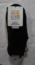 Muk Luks Women's Luxe Cozy Ballerina Footie 4-Pack DH3 Multicolor One Size NWT