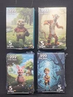 New ListingSet of Four - 5 Gram .999 Fine Silver Bar Winnie The Pooh Zombies, Limited To 3k