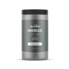 Speedball Underglaze, Charcoal, 16 oz, Made in USA, Office Product