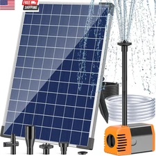 Solar Fountain Pump, 25W Solar Water Pump 410GPH Flow Adjustable, Pond Fountain 