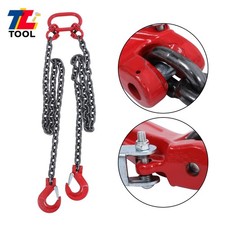 Chain Sling 3/8 Inch x 5 FT 8800lbs Capacity Double Legs G80 Lifting Chain