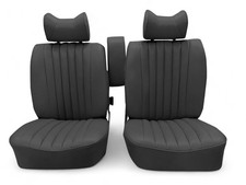 Sitzbezüge Bezüge für die Vordersitze Mercedes-Benz SL R107 schwarz Ab 1985