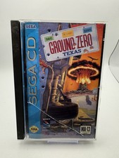 Ground Zero Texas (Sega CD) CIB Complete W/Manual 2 Discs