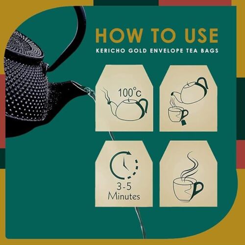 Bolsas de té redondas Kenia Kericho 100 unidades (paquete de 10) - Imagen 3 de 5