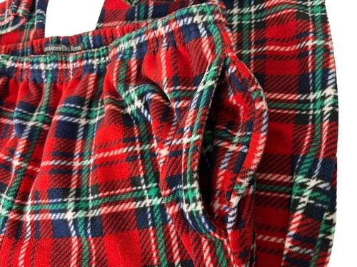 Alexander Del Rossa Plaid Christmas Women's XL 2 Piece Flannel Pajamas - Picture 12 of 15