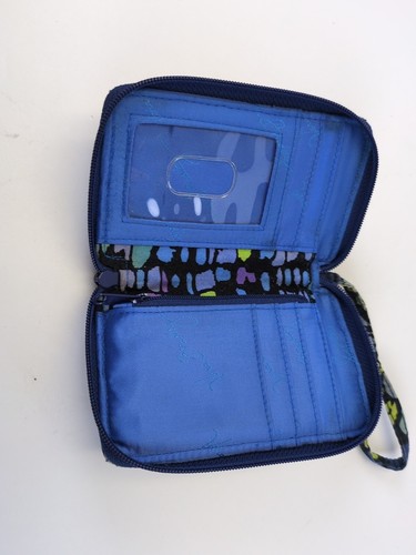 Portafoglio Vera Bradley da polso blu verde - Foto 5 di 7