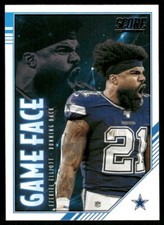 2020 Score Game Face #GF-EE Ezekiel Elliott Dallas Cowboys football card