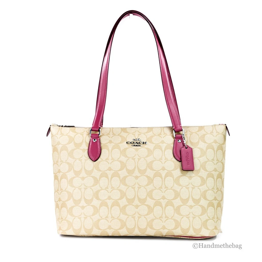 Coach coated canvas tote hot sale