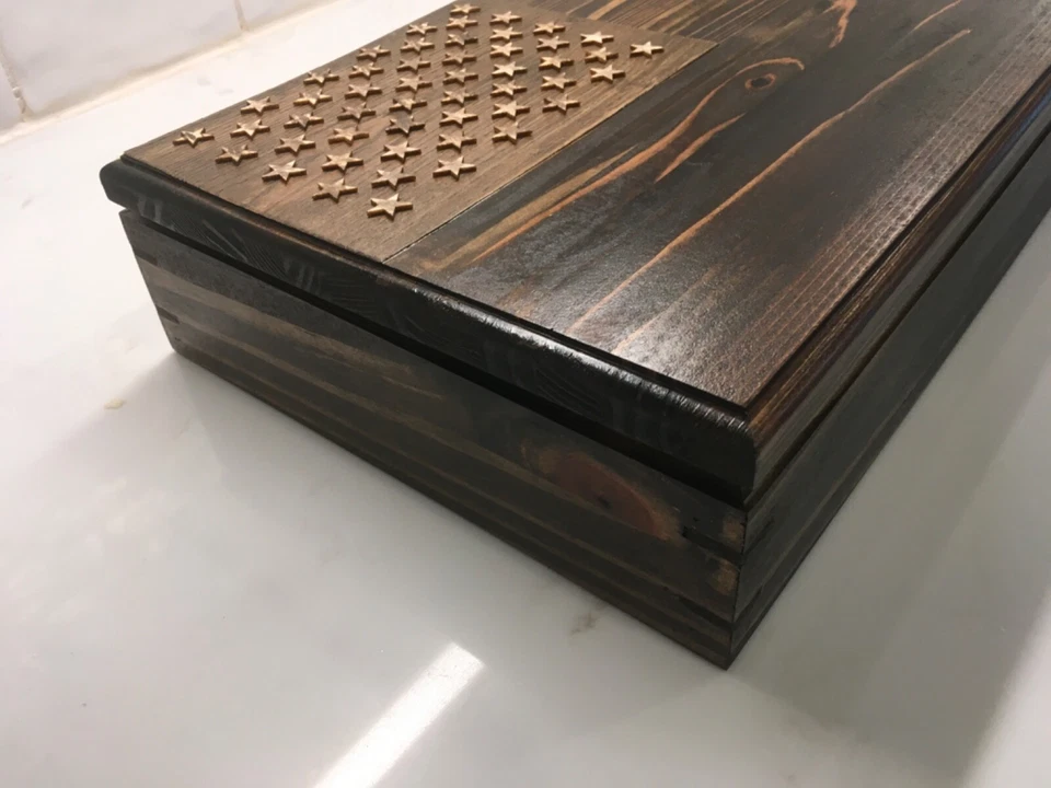 Colt Python 6" Barrel Case with American Flag Insert - Image 2 of 4