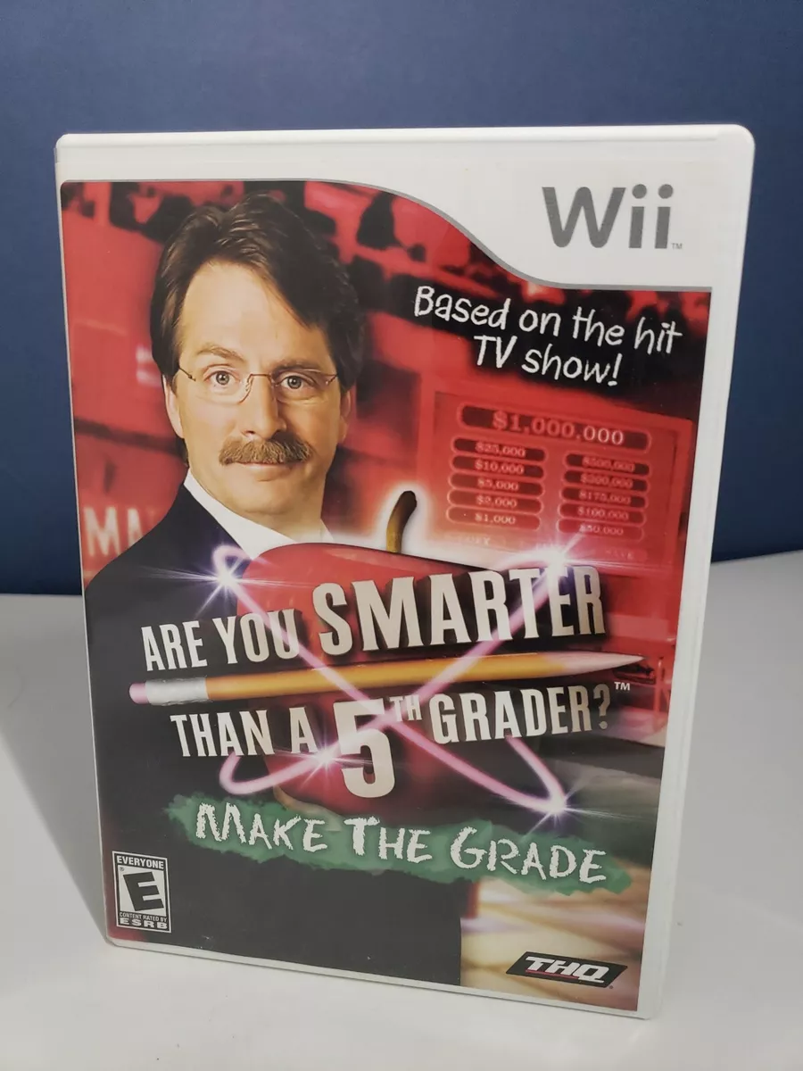Wii are you smarter than a 5th grader sales