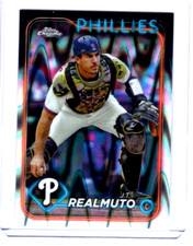 2024 Topps Chrome J.T. Realmuto - Ray Wave Refractor SP #261 Phillies