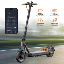 ADULT ELECTRIC SCOOTER 367W 19MILES FOLDING E-SCOOTER CITY SAFE COMMUTER APP