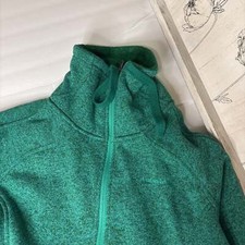 Avalanche Jacket Women's Medium Mint Green Full Zip Fleece Lightweight,