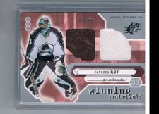 2003-04 SPx Winning Materials #WMPR Patrick Roy MEM /99 Avalanche