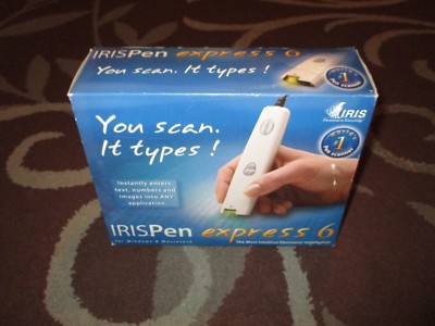 IRIS Pen Express 6 Handheld Scanner Windows/Mac *SEALED SOFTWARE* 
