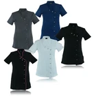 SPA BEAUTY TUNIC HAIRDRESSING NAIL SALON MASSAGE THERAPIST TUNIC UNIFORM NURSE