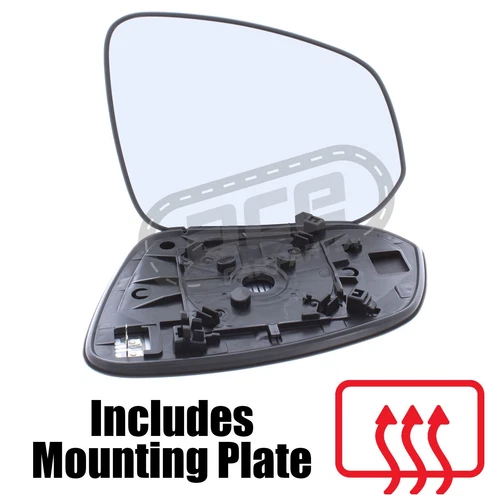 Fits Toyota RAV-4 Mk4 2013-> Heated Convex Mirror Glass Drivers Side Right Hand
