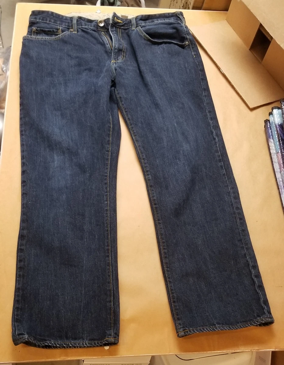 Men Sonoma Jeans 38 w 32 Blue Denim Straight Leg Relax Fit Casual