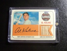 2018 Topps Heritage '69' Flashbacks Al Kaline On-card Auto / Bat /25 Low