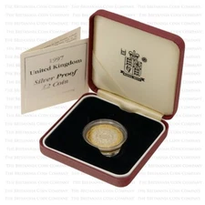 1997 Shoulders Of Giants Technology Definitive Two Pound Silver Proof Coin £2