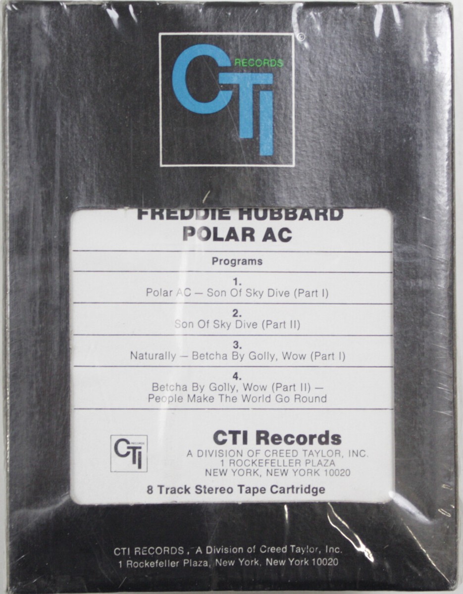 FREDDIE HUBBARD Polar AC NEW SEALED 8-Track Soul Jazz Fusion