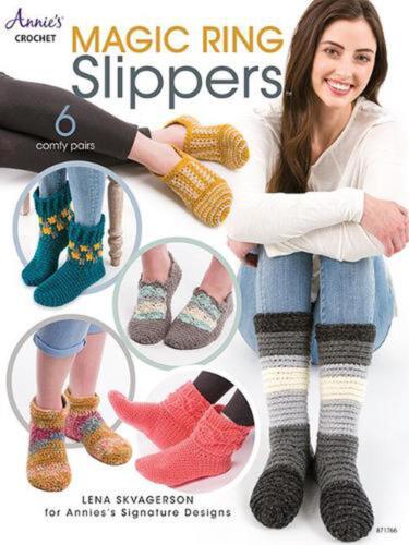 Magic Ring Slippers: 6 Comfy Pairs by Lena Skvagerson (English) Paperback Book - Picture 1 of 1