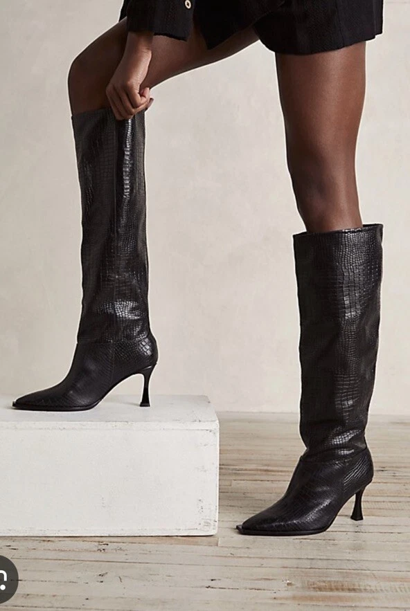 Novas Botas de Salto de Couro Free People + Vicenza Friday Fever Tamanho 8, Novas! US$ 248 - Imagem 2 de 4