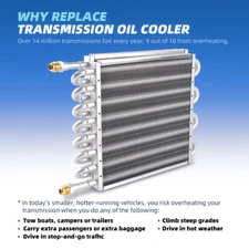 Silver 15300 16 Pass 16" Tube & Fin Electra-Cool Replacement Cooler -8AN