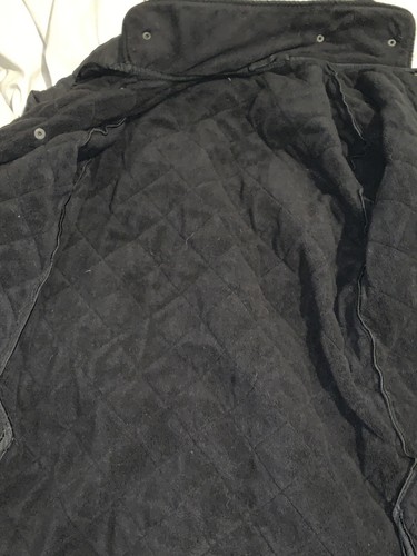Barbour Herren Small Microfaser Polar Quilt Long Insulated Jacke Schwarz - Bild 3 von 7
