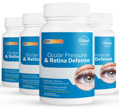#ad 4 Pack Ocular Pressure amp; Retina Defense salud intraocular 60 Cápsulas x4 $127.99
